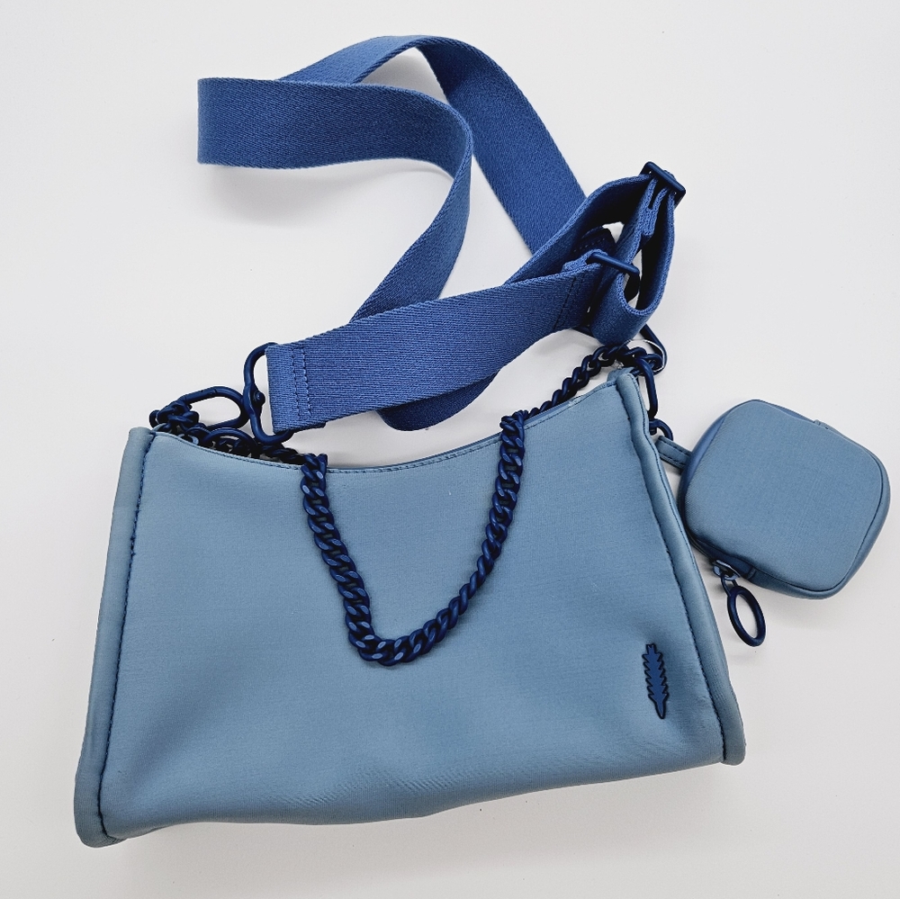 ANTHRO THACKER | Gigi neoprene crossbody top chain handle purse